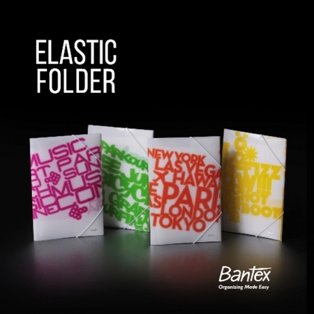 BANTEX PP Jolly Bright Elastic Folder Folio | Executive